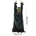 thumbnail image 4 of 35” Halloween Decoration Outdoor Hanging Zombie for Haunted House Prop, Party Supplies Decor,Dark Gray, 4 of 7