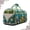 Style B, variant on Hippie Van Quilted Duffle Bag, Bus Shaped Tote Bag Hippie Journey Quilted Duffle Bag, Vintage Floral Travel Weekender Bag Gym Bags