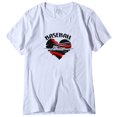 thumbnail image 4 of Meichang T-Shirts de Maman de Baseball Chemises pour Femmes T-Shirts Graphiques Amour de Maman de Baseball T-Shirts d'Été à Manches Courtes Col Ras du Cou T-Shirts Décontractés Amples Hauts Blanc P, 4 of 4