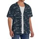 thumbnail image 2 of Balery Romantic Eiffel Tower Camisa Casual de Manga Corta con Botones para Hombre, Texturizada, Estilo Cubano, para Playa, Verano-X-Large, 2 of 5