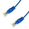 thumbnail image 1 of SyncWire Cat6 Ultra-Slim Ethernet Network Cable Bare Copper 28 AWG UTP cUL 5ft Blue, 1 of 1