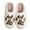 G, variant on Slippers for Women Funny Animal Embroidery Slip on Scuff Slippers Winter Holiday Dressy Flats
