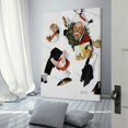 thumbnail image 3 of Cuadro con impresiones navideñas de Norman Rockwell (18) Póster, pintura decorativa, lienzo, arte de pared, carteles para sala de estar, pintura para dormitorio, 30 x 45 cm, 3 of 6