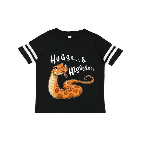 Inktastic Hugs and Hisses Cute Snake for Valentines Day Boys or Girls Toddler T-Shirt