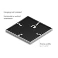 thumbnail image 3 of Aluminum Metal and Glass Single Picture Frame 10x10, 3 of 7