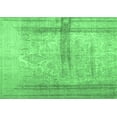thumbnail image 1 of Ahgly Company Indoor Rectangle Abstract Emerald Green Contemporary Area Rugs, 5' x 7', 1 of 4