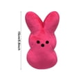 thumbnail image 3 of 6-Inch Easter Bunny Stuffed Animal – Tie-Dye & Solid Color Rabbit Plush Toy, Soft Easter Bunny Plush, Easter Basket Stuffers Egg Hunt Prizes Party Favors Gift for Kids, 3 of 7