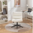 thumbnail image 5 of Newboti Furniture Bizerte Adjustable Swivel Criss-Cross Chair, Wide Seat/ Office Chair /Vanity Chair, White BN.1148, 5 of 13
