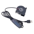 thumbnail image 2 of 5015 Cooling USB Blower Fan 3D Printer 5V Fan Blower Cooling Fan for PC 3D Printer Repair Replacement 50x50x15mm, 2 of 10