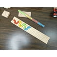 thumbnail image 4 of Marble Run Track, LONG TRACK, , Marble Race , Marble Run Race Wooden Plate, Light weight Toy, Montessori Pack of 1 Track+Pipe+marbles, 4 of 5