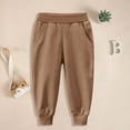 thumbnail image 2 of Kogui Boys' Athletic Pants Boys Sweatpants - Active Boys Joggers for Kids - Performance Athletic Pants Size 9-10 (Khaki,9-10 Years), 2 of 4