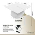 thumbnail image 6 of Unisex Matte Graduation Cap Gown Tassel Package, High School and University, 6 of 8