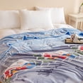 thumbnail image 4 of onlyliua Liquidación Ofertas Del Día Ofertas Prime Manta de Terciopelo con Copos de Navide Navideños, Manta Multiusos, Manta de Franela Cálida para La Siesta En Otoño E Invierno, Manta para Sofá de 6, 4 of 6