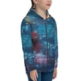 thumbnail image 5 of Naloa Abstract Colorful Art Supplies Teenage Zipper Hoodie, Long Sleeve Zip Up Hoodies Casual Jackets Tops for 7-12 Years-Small, 5 of 6