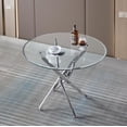 thumbnail image 1 of Table à manger en verre trempé de la collection Heavenly Star, 1 of 7