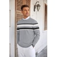 thumbnail image 2 of COOFANDY Mens Crew Neck Sweaters Long Sleeve Lightweight Knit Dress Pullover Sweaters, 2 of 6