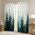 thumbnail image 3 of Feelyou Nature Scenery Black Out Curtains, Jungle Pine Tree Curtains Pack of 2 (42x63 Each), Rustic Farmhouse Theme Bedroom Curtains, Blackout Curtains Room Decor, 3 of 7