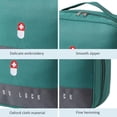 thumbnail image 3 of Empty First Aid Kit Travel Waterproof Medicine Bag Portable Medicine Large Capacity Medicine Kit First Aid Bag Storage Medical Box Box for Home Office Camping, 3 of 5