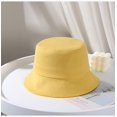 thumbnail image 2 of CoCopeaunts Bucket Hat for Kids Spring Summer Solid Color Fisherman Hat Girl Packable Outdoor Sun Protection Cotton Basin Hat, 2 of 8