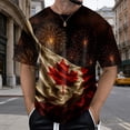 thumbnail image 2 of Wxolcjlv T‑Shirt For Mens Graphic Print Short Sleeve Comfortable Casual Crew Neck For Daily Wear And Outdoor Activities Tee,Size XS-6XL, 2 of 4