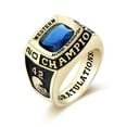 thumbnail image 2 of Mementos PJM Custom 10kt Yellow Gold Men's Class Rings for High School and College-Champion, 2 of 7