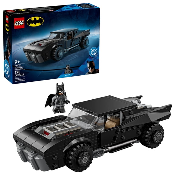 LEGO DC Batman: The Batman Batmobile Building Toy for Kids - Building Blocks W/Batman Minifigure & Golden Coin - Super Hero Room Decor for Boys & Girls, Ages 9 - Gift Idea for Birthdays - 76332