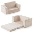 thumbnail image 1 of Sofá Infantil Zorvoxz 2 en 1 Sillón para Niños de 1 a 3 Años con Suave Forro de Felpa, 1 of 8