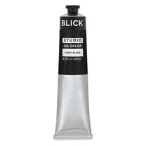 Blick Studio Oil Colors - Ivory Black, 200 ml tube