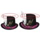 thumbnail image 3 of Steampunk Top Hat Wool Felt Victorian Hat with Gears & Feathers Unisex Costume Top Hat Gothics Hippies Cap Cosplay Props Black, 3 of 4