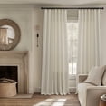 thumbnail image 2 of Cortinas DANCURTON, mezcla de lino y lino, 244 x 132 cm, color beige, 2 of 8