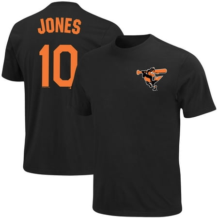 - Men's Majestic Adam Jones Black Baltimore Orioles Name & Number T-Shirt