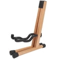 thumbnail image 3 of Soporte de guitarra sólida, estante clásico popular de haya, piso plegable Vertical para bajo domésticoSoporte de guitarra de haya sólida, 3 of 12