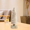 thumbnail image 5 of Hometravel Wooden Christmas Tree Decor, Log Style Tabletop Christmas Craft, Natural Holiday Atmosphere Decoration for Home, Office, Mantel, 5 of 5