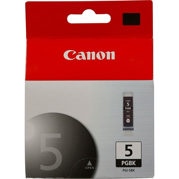 Canon PGI-5 Black Pigment Ink Cartridge for Select PIXMA iP, MP, MX Series Printers