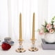 thumbnail image 5 of 2 Candelabros Cónicos de Metal Dorado, Candelabros Cónicos de Latón Vintage, Candelabros de Cristal, Candelabros Elegantes., 5 of 5