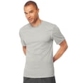 thumbnail image 1 of Hanes Cool DRI TAGLESS Men`s T-Shirt, L, Oxford Gray, 1 of 3