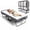 46inches, variant on Keelian 75"x38" Rollaway Folding Bed, Portable Fold Up Hideaway Guest Bed with Memory Foam Mattress & Sturdy Metal Frame for Adults, Small Apartment