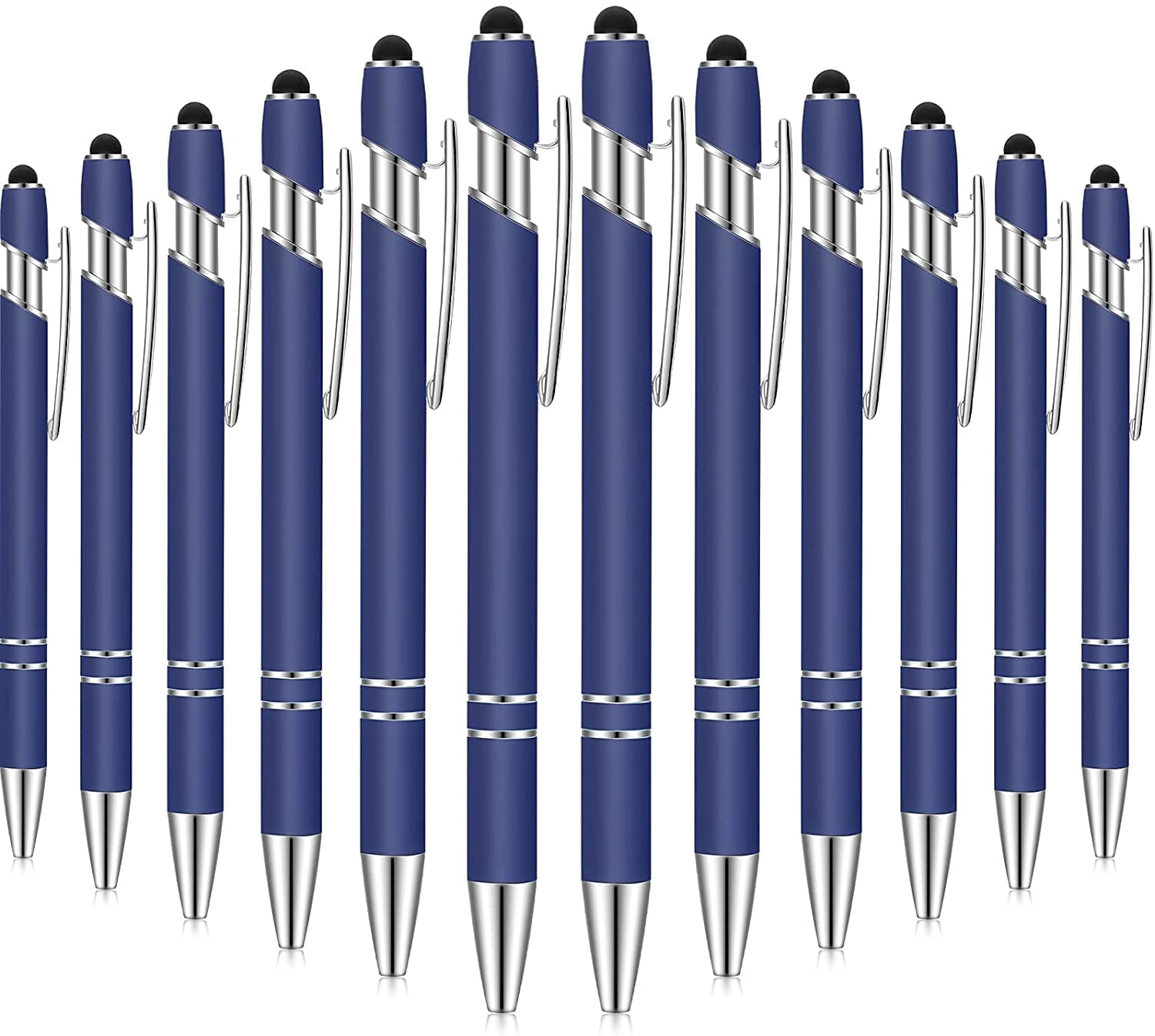 EcoNesxp mm smooth pen ballpoint pen 12 pack ballpoint pen with stylus tip black ink stylus metal pack ballpoint pen with stylus tip black ink stylus metal