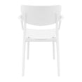 thumbnail image 5 of Compamia Lisa Outdoor Dining Arm Chair in White Finish, 5 of 7