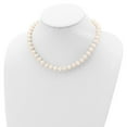 thumbnail image 2 of Auriga Fine Jewelry 925 Sterling Silver Rhodium 8-9 mm White FWC Pearl Necklace for Women 18", 2 of 5