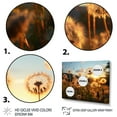 thumbnail image 3 of Designart "Mountain Dandelion landscape III" Floral Canvas Art Print, 3 of 5