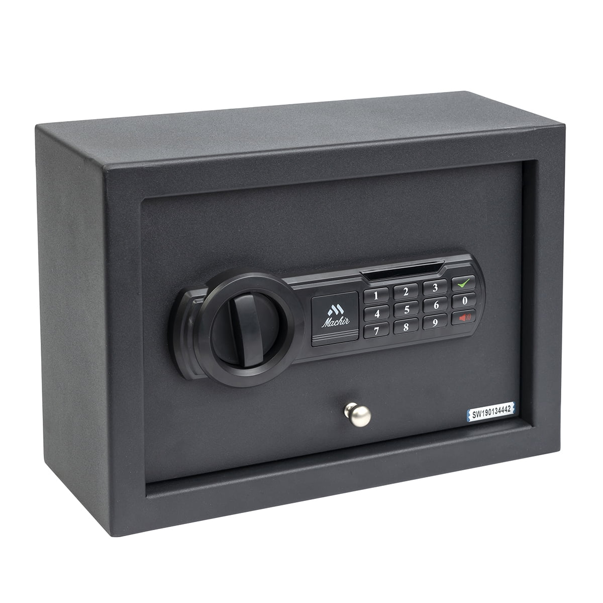 Machir Quick Access Programmable Electronic Drawer Steel Safe with Digital  KeypadLow Profile to fit in a drawer. - Walmart.com