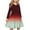 Red, variant on SHTXOZHI Girls Fall Winter T-Shirt Dress Long Sleeve Crewneck A-Line Casual Dress Kids 4-14 Years