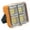 Yellow, variant on Mini Solar Rechargeable LED Searchlight Outdoor Portable Floodlight with Suction USB Charging for Camping Emergency Home Light Blue
