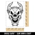 thumbnail image 2 of Dragon Skull Monster Bones Rectangle Rubber Stamp Stamping Scrapbooking Crafting - Small 1.7in, 2 of 7