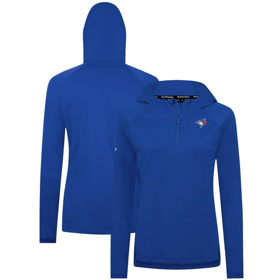 Women's Levelwear Royal Toronto Blue Jays Raven Insignia 2.0 Quarter-Zip Jacket