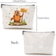 thumbnail image 2 of Bolsas de maquillaje con diseño de feliz día de la marmota para mujer, neceser de viaje con cremallera, estuche multiusos para herramientas, neceser, organizador de almacenamiento, 2 of 9