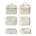 thumbnail image 6 of Makeup Bag Bow Portable Storage Toiletry Bag Makeup Organizer for Travel and Daily Use, 6 of 8