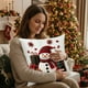 thumbnail image 4 of Uuiauoio Christmas Pillow Covers Pillow Case Christmas Xmas Winter Home Decor Living Room House Decorative Cushion Case for Sofa Couch,Holiday Themed Decorative Pillow Cases, 4 of 6
