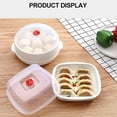thumbnail image 6 of Microwave Steamer Rack Plastic Stackable Vegetable Cooking Tray Healthy Meal Prep Kitchen Gadget for Diets & Quick Side Dishes, Ukhbmc | A, 6 of 9